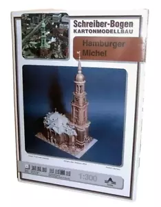 + KARTONMODELLBAU Kirche Hamburger Michel SCHREIBER-BOGEN 72590 - Bild 1 von 2