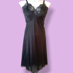 Vintage Gossard-Artemis Antron Nylon Spitze Schlupfkleid Dessous Nachthemd - XL - Bild 1 von 8