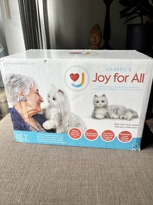 Ageless Innovation Joy For All Companion Cat Silver w White Mitts A7594 New - Picture 1 of 5