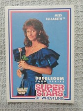 1989 WWF MISS ELIZABETH Superstars of Wrestling card Market Scene MSL Series 1