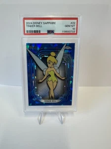 2024 Topps Cromo Disney #22 Tinker Bell Zafiro PSA 10 GEMA COMO NUEVO - Imagen 1 de 2