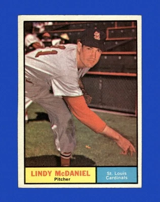 1961 Topps Set-Break #266 Lindy Mcdaniel EX-EXCELENTE ESTADO *GMCARDS* - Imagem 1 de 2
