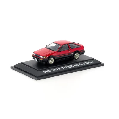 EBBRO 1:43 TOYOTA CAROLLA LEVIN AE86 ROJO NEGRO 43272 Foto 1 de 3
