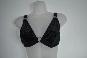 Bralet Killstar, Wicked Game, negro, grande, aspecto terciopelo, estampado animal, nuevo con etiquetas - Imagen 1 de 6