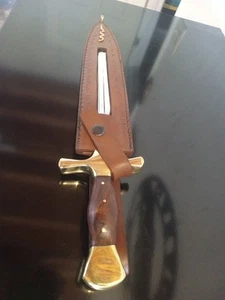 Vintage Custom, HandMade Huge Dagger/ShortSword. 16'' w/10.5'' Double-Edge Blade - Picture 1 of 23