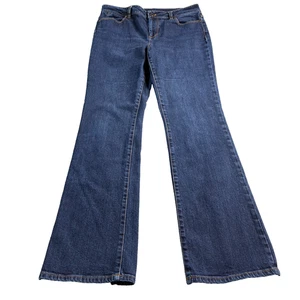 Talbots Women's Jeans Denim Dark Blue Size 10/30 Logo Mid Rise Heritage Bootcut - Picture 1 of 16
