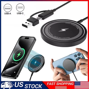 65W Fast Charging Wireless Charger Magsafe Pad For iPhone 17 16 15 14 13 Pro Max - Picture 1 of 20