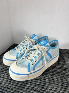 Adidas Parley Nizza sneakers plateau stringate blu chiaro donna 6,5 - Foto 1 di 14