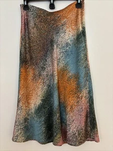 Gonna donna BCBG Maxazria in seta con stampa Parkly all over taglia 4 usata - Foto 1 di 6