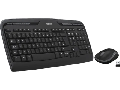 Pack Teclado + Ratón - Logitech Wireless Combo MK330, Inalámbrico, USB, Negro - Imagen 1 de 4