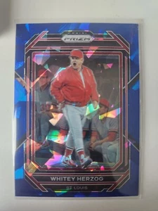 2023 Panini Prizm #276 Whitey Herzog - Blue Ice Prizm - Bild 1 von 2
