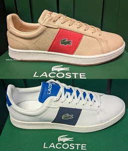 Lacoste Brand Carnaby Pro 123 Men's Fashion Casual  Shoes Sneakers Natural White - Picture 1 of 10