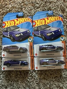 2022 Hot Wheels '84 Mustang SVO Purple Lot of 4 - Bild 1 von 2