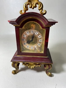 Swiss Alarm Clock Music Box Le Bleu Danube - Needs Work - As Is Parts or Repair - Picture 1 of 9