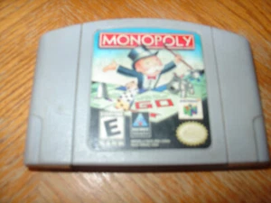 Monopoly (Nintendo 64, 1999) Authentic Tested Working N64 - Picture 1 of 2