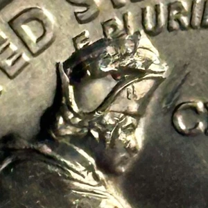 2021 P Full Crown Die Chip / Break Error WCTD Quarter BU Uncirculated GEM BU - Picture 1 of 24