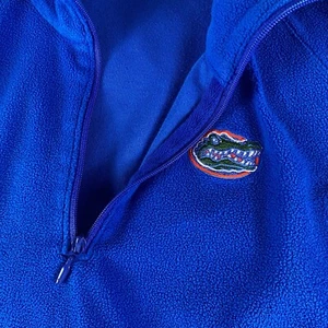 Columbia Jacket Womens Medium Blue Florida Gators 1/4 Zip Lightweight Sweater - Picture 1 of 8