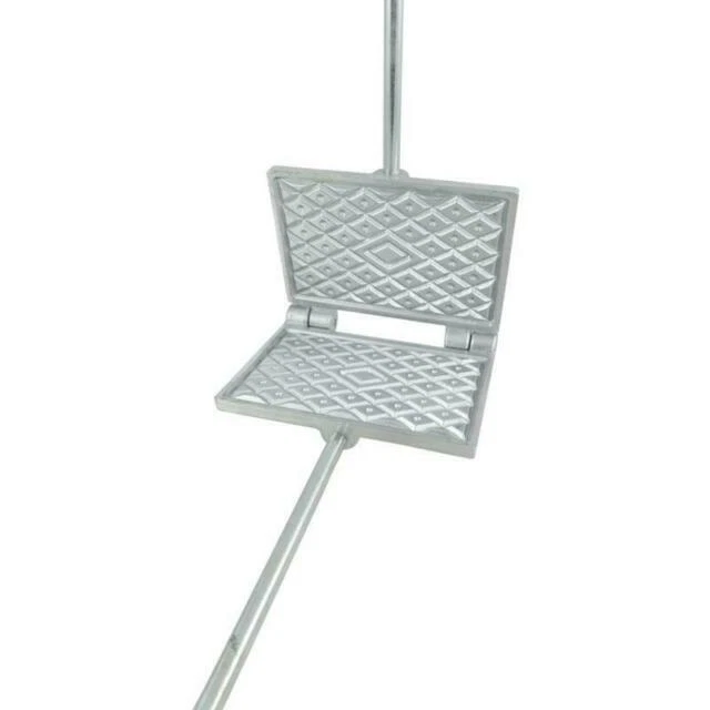 CBE Elettrodomestici 1010100AL Stampo Rettangolare per Ferratelle - Argento