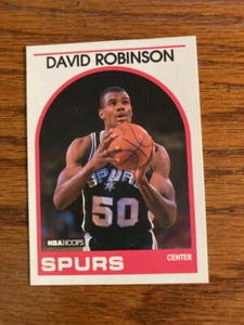Tarjeta de novato 1989 Hoops David Robinson #310 - Imagen 1 de 2