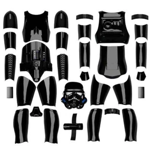Shadowtrooper Armor and Helmet Helmet Fully Built, Armor Fully Trimmed and Ready - Picture 1 of 5