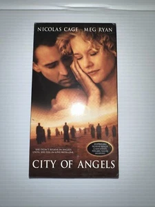 1998 City Of Angels VHS Nicolas Cage Meg Ryan Factory Watermark - New & Sealed!! - Picture 1 of 13