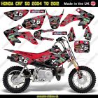 To Fit Honda Crf 50 Graphics Decals Stickers 2004 ? 2012