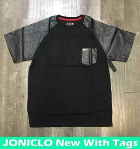 T-shirt Makobi Men's Black 100% Cotton Croc M218 - Picture 1 of 5