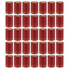 100pcs Wine Bottle Shrink Caps - Plastic Seal Sleeve Cover