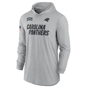 CAMISETA CON CAPUCHA CAROLINA PANTHERS 2024 NIKE Salute To Service para hombre GRANDE - Imagen 1 de 5