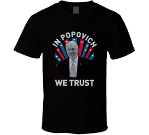 Maglietta Gregg Popovich In Popovich We Trust Allenatore di Basket - Foto 1 di 2