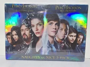 Percy Jackson DVD Lightning Thief Sea Of Monsters New Sealed Naughty Vs Nice 2pk - Picture 1 of 2