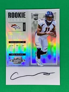 Carlos Henderson Panini Contender Optic 2017 Signature Auto NFL Rookie Card RC - Bild 1 von 1