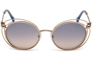 Roberto Cavalli CasCina RC 1030 34X Rose Gold Round Sunglasses Frame 55-20-135 - Picture 1 of 6