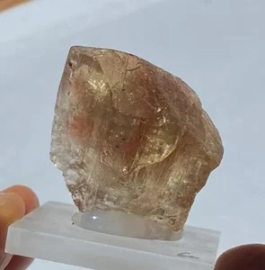 SKAPOLITH mit Hämatit , Kristall (13.5gr) Yellow Scapolite Crystal, Tanzania - Picture 1 of 4