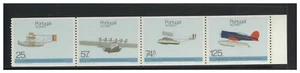 Portugal Azores 1987 Sea Planes Booklet Pane of 4 Stamps Scott 369b MUH 18-14 - Picture 1 of 1