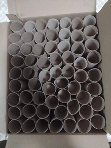 60 Empty Toilet Paper Cardboard Rolls For Crafts - Picture 1 of 2