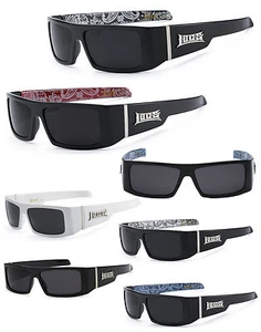LOCS Rectangular Gangster Cholo Shades Bandana Mens Sunglasses UV400 LC33 - Picture 1 of 12