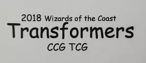 BASE TRANSFORMERS TCG CCG Flamewar T020 LÁMINA REG (2 TARJETAS LATERALES) - Imagen 1 de 3