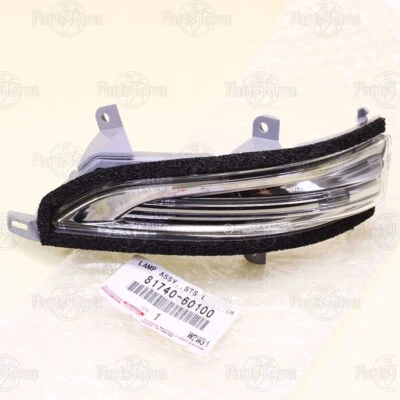 Genuine OEM Toyota LEXUS LH Door Mirror Turn Signal Lamp Driver Side 81740-60100 Foto 1 de 4