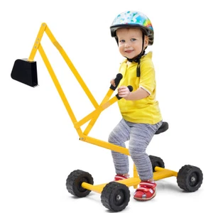 New Heavy Duty Kid Ride-on Sand Digger Digging Scooper Excavator for Sand Toy - Picture 1 of 7