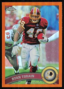 2011 Topps Chrome Orange Refractors #11 Ryan Torain - Picture 1 of 2