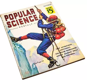 Popular Science October 1936 Illustrated Magazine Edgar F Wittmack Cover - Picture 1 of 6