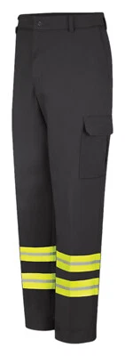 Pantalones de trabajo Red Kap reflectantes bolsillo de carga seguridad alta visibilidad uniforme industrial Foto 1 de 4