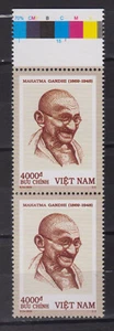 VIETNAM - 2019 150th BIRTH ANNIVERSARY OF GANDHI CORNER 2V PAIR MNH - Picture 1 of 1