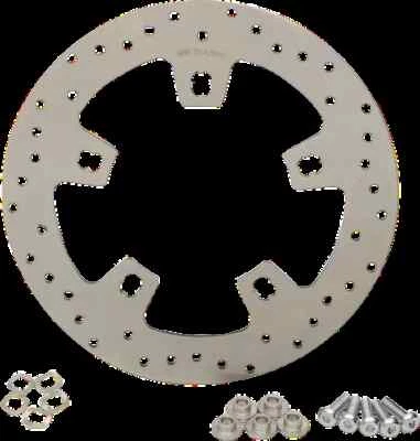 Rotor de freno delantero cromado DS 11.5 wo ABS para Harley Road King 00-07 Foto 1 de 3