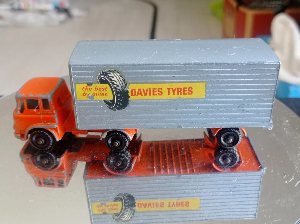 MATCHBOX R 2 LESNEY CAMION BEDFORD RIMORCHIO NO PORTE DAVIES MAJOR PACK GIOCATO - Immagine 1 di 4