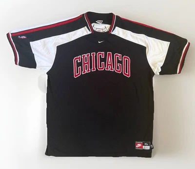 Camiseta deportiva vintage Nike Team Chicago Bulls camiseta de tiro NBA calentamiento para hombre XL Foto 1 de 4