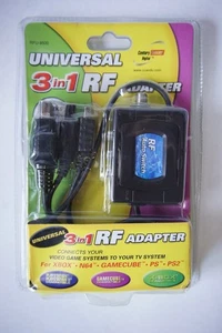 Century Concept Digital Universal 3-1 RF Adapter For Xbox N64 GameCube PS PS2 - Picture 1 of 3