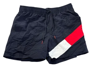 NUEVO Bañador Tommy Hilfiger Para Hombre con Cordón 5" Azul Marino Talla Grande Nuevo con Etiquetas - Imagen 1 de 3