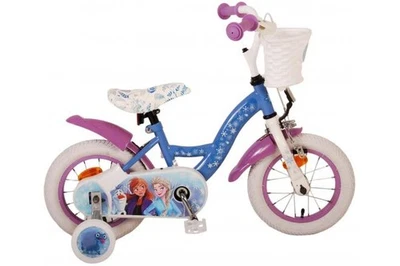 Volare Disney Frozen 2 Kinderfahrrad - Mädchen - 12 Zoll - Blau / Lila - Bild 1 von 4